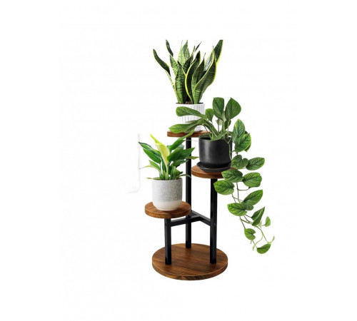 Триярусна підставка для квітів — 53.5×32×32 см, МСМ