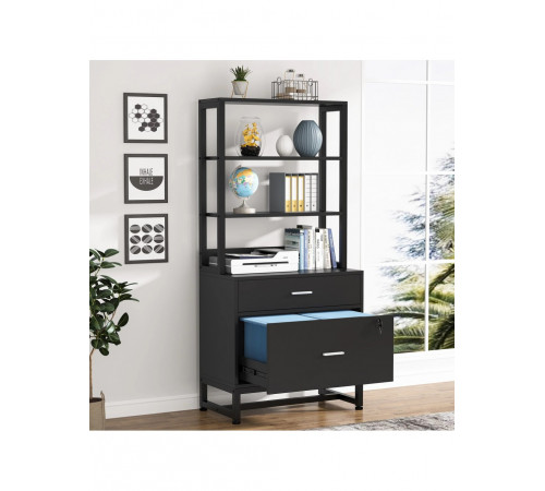 Шафа для документів — 2 шухляди та відкриті полиці (MSM)