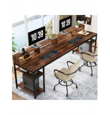 Комп'ютерний стіл для монітора та 4 відкритими полицями