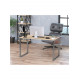 Письменный стол Q‑135 в стиле Loft (135×70×75,5 см)