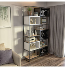 Стелаж для дому в стилі MSMLOFT,каркас металевий