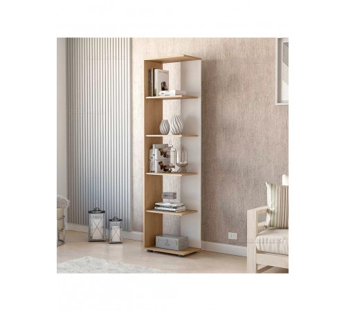 Стеллаж Santin — открытые полки, современный дизайн.