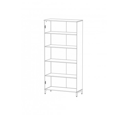 Шафа офісна LT-900 біла — MSMLOFT