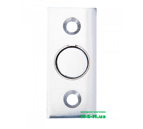 Засувка для вхідних дверей одностороння врізна Аріко хром