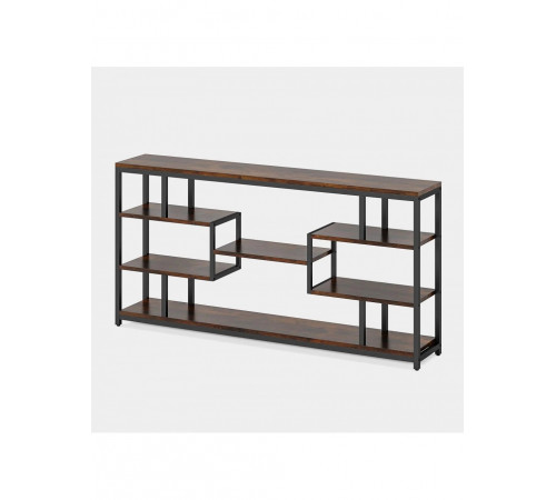 Стіл консольний вузький з відкритими полицями