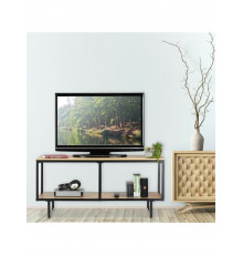 Тумба под телевизор металлическая в стиле MSMLOFT 500х1100х450 мм Дуб Сонома