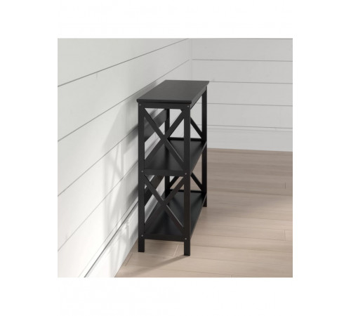 Етажерка Darek MSM — стильна 3-ярусна шафа для книг і декору