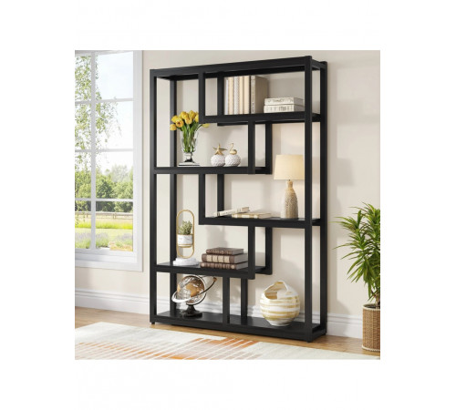 Стеллаж 6-ярусный с полок в шахматном порядке, 175×100×30 см