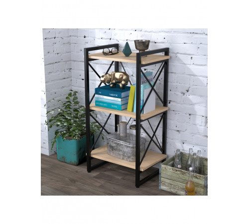 Стелаж Скіф-3-550  MSMLOFT — компактний і стильний стелаж у стилі лофт