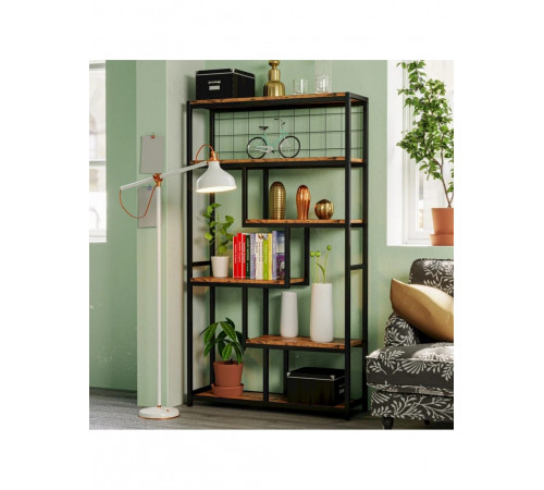 Геометрический стеллаж MSM — большой 6-уровневый открытый стеллаж для дома и офиса.