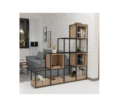 Стеллаж Либрон 40 — стильная мебель LOFT из ДСП