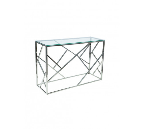 Журнальный стол Escada C 70×40 Прозрачный Серебряный MSMLOFT