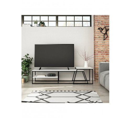 Тумба під телевізор MSMLOFT + кавовий столик — Loft-дизайн