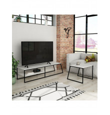 Тумба під телевізор у стилі MSMLOFT + кофейний столик