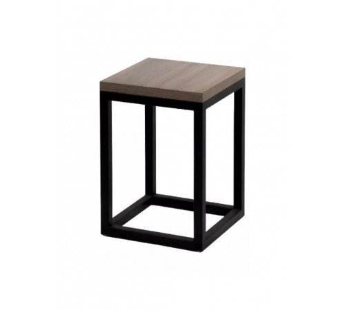 Малый усиленный стол MSMLOFT – 30×30×42,5 см, металлический каркас, ДСП.