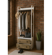 Вішалка для одягу з ящиками