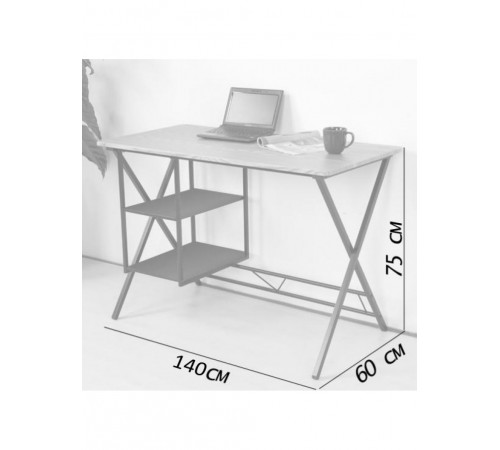 Письмовий стіл, стиль лофт, 140×60×75 см