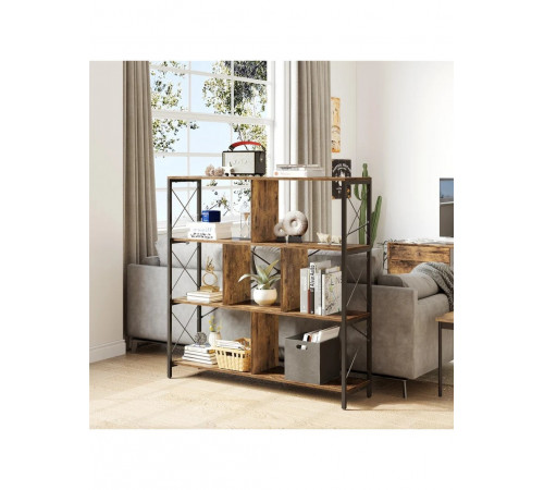 Стелаж Miyashiro — 7 відкритих полиць, ідеальна місткість