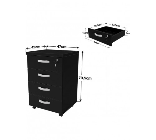 Офісний комплект NetMobil — чорний