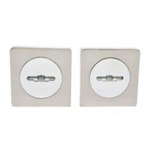 Сувальдна накладка KEDR ET 08 зовнішня+внутрішня SN/CP сатин-хром