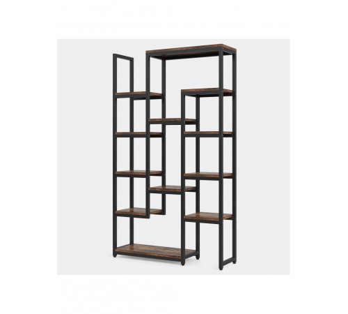 Стелаж із 12 відкритими полицями — індустріальний дизайн, 12 полиць