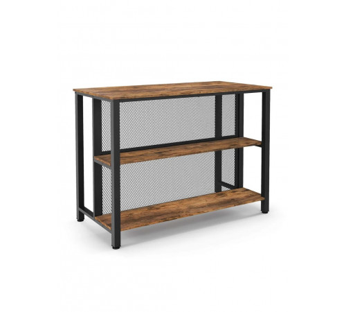 3-ярусный барный стол Costway – прочная 2-в-1 конструкция (91×120×60 см)