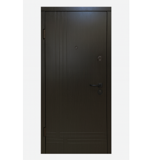 Двері вхідні MSM Вулкан МДФ/МДФ на трубі ліві 2050х860мм