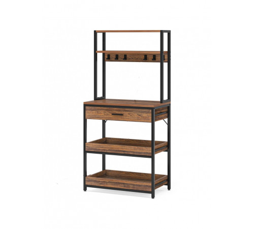 Стелаж 5-ярусний з ящиком та полицями — надійний органайзер від МСМ