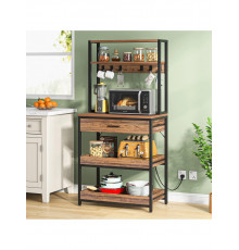 Стелаж 5-ярусний з ящиком та полицями (JW0363)