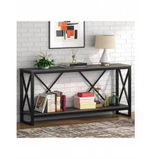 Стіл консольний з відкритою полицею для зберігання