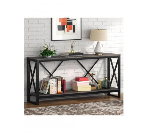 Стіл консольний з відкритою полицею для зберігання