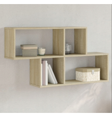 Настінна полиця 100x20x53 см, дуб сонома