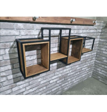 Полка 60х160х20 см, коричневый