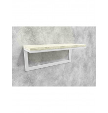 Полиця Айсберг Лофт 02/80 білий/білий MSMLOFT