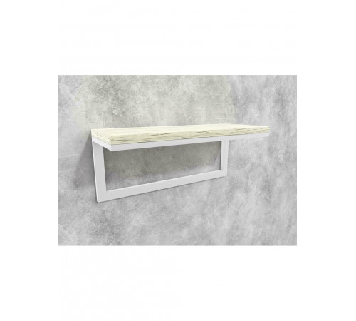 Полка Айсберг Лофт 02/80 белый/белый MSMLOFT