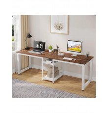 Стол двухместный с полками