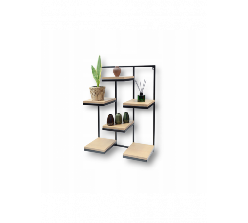 Настінна полиця Loft – 6 полиць