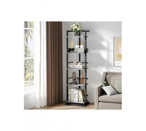 5-ярусний стелаж MSM – вузький та практичний стелаж із п'ятьма полицями.