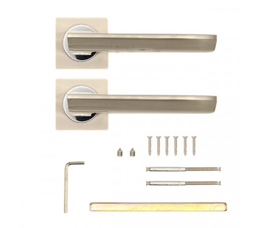 Ручки на розетке KEDR R08.148-AL SN/CP