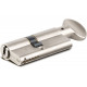 Цилиндр Kale 164SMC 55+10+35=100mm, никель, 5 ключей, с вертушкой на короткой стороне