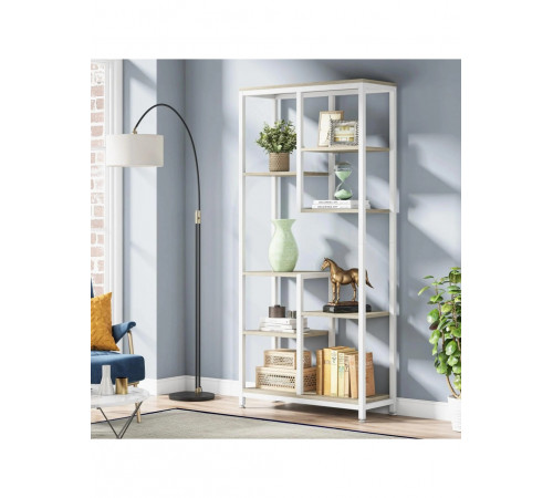 Стеллаж SKIFF 8, белого цвета, 8 полок