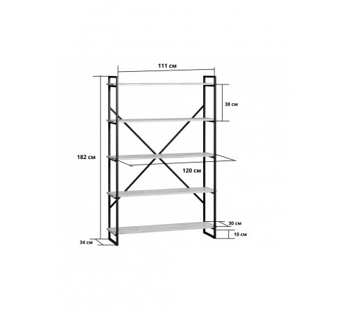 Стелаж Мальборк 120
