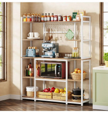 Стеллаж для хранения с 11 крючками 5-ярусный