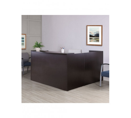 Двосторонній L‑подібний стіл із повною підставкою