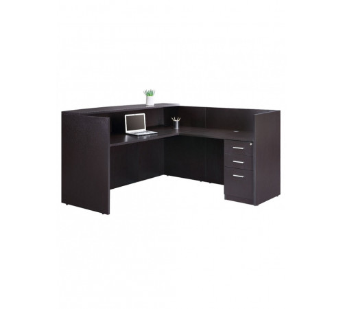 Двосторонній L‑подібний стіл із повною підставкою