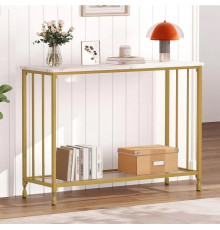 Узкий стол в прихожей