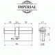 Цилиндровый механизм Imperial ZC 70 мм 30/40 PB ключ/ключ