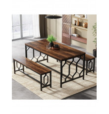 Кухонний стіл для сніданку з 2 лавками