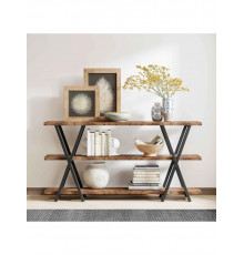 Стіл консольний 3-ярусний з полицями для зберігання