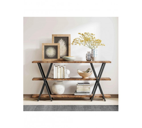 Стіл консольний 3-ярусний з полицями для зберігання